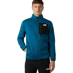 The North Face Crest FZ Fleece vest heren mineral ink< Fleece Vest