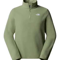 Outdoor Trui-The North Face  Glacier Fleece 1/4 zip trui heren bark mist