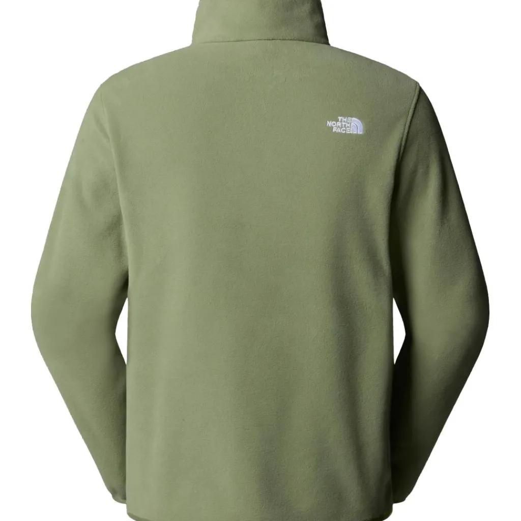 Outdoor Trui-The North Face Glacier Fleece 1/4 zip trui heren bark mist