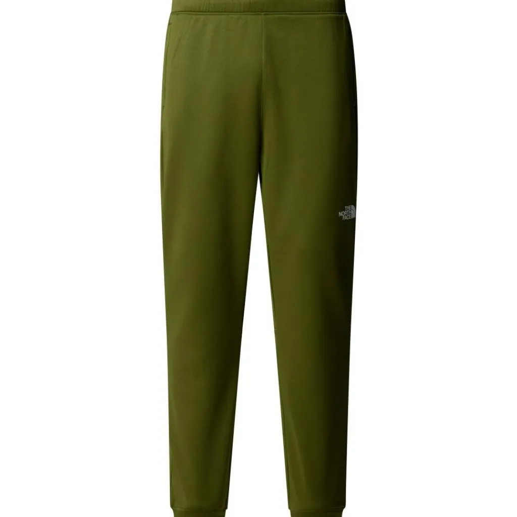 Broeken-The North Face Reaxion Fleece joggingbroek heren woodland green