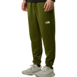 Broeken-The North Face Reaxion Fleece joggingbroek heren woodland green