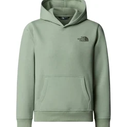 The North Face Redbox hoodie junior slate moss new taupe green< Outdoor Trui