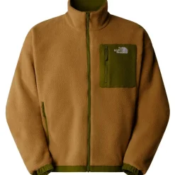 The North Face Yumioro Reversible jack heren forest olive utility brown< Fleece Vest
