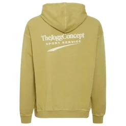 Truien & Vesten-TheJoggConcept Rubi hoodie heren split pea