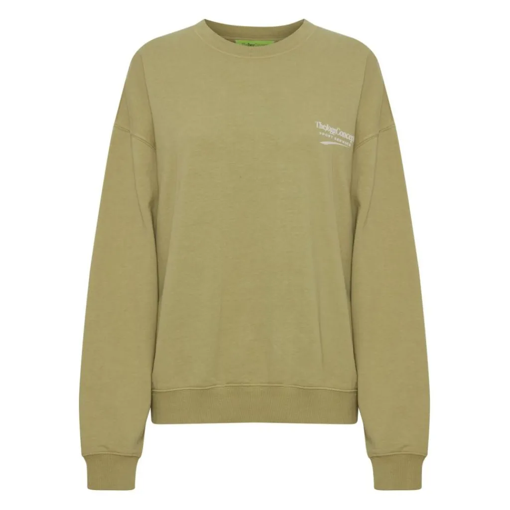 Truien & Vesten-TheJoggConcept Rubi sweater heren split pea