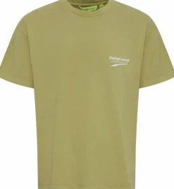 Shirts, Polo's & Blouses-TheJoggConcept Sasa shirt heren split pea