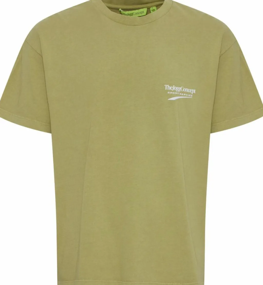 Shirts, Polo's & Blouses-TheJoggConcept Sasa shirt heren split pea