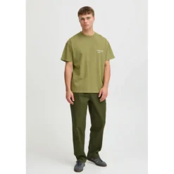 Shirts, Polo's & Blouses-TheJoggConcept Sasa shirt heren split pea