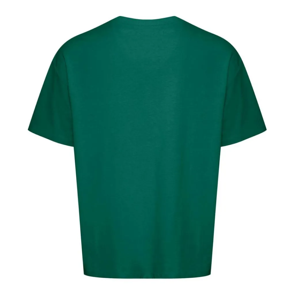 TheJoggConcept Silas Logo shirt heren evergreen< Shirts, Polo's & Blouses