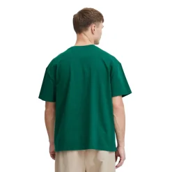 TheJoggConcept Silas Logo shirt heren evergreen< Shirts, Polo's & Blouses