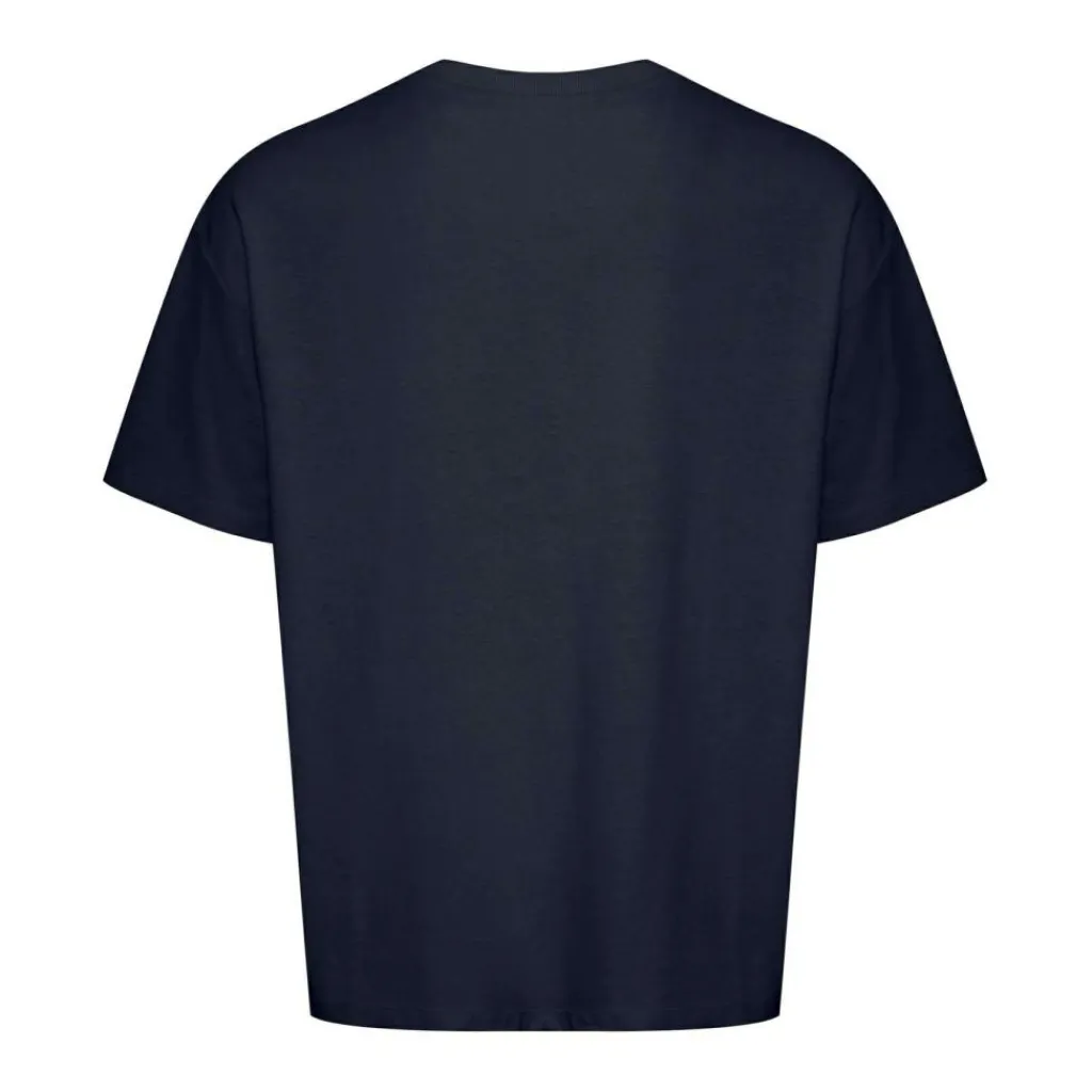 Shirts, Polo's & Blouses-TheJoggConcept Silas Logo shirt heren navy blazer