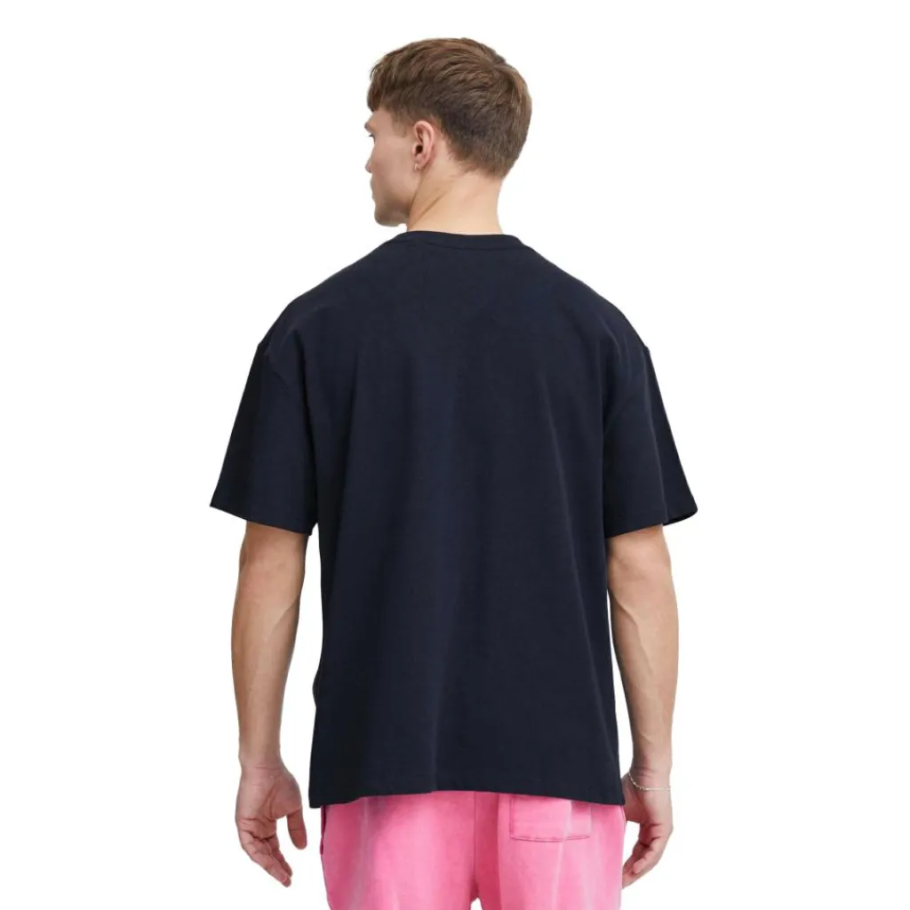 Shirts, Polo's & Blouses-TheJoggConcept Silas Logo shirt heren navy blazer