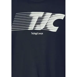 Shirts, Polo's & Blouses-TheJoggConcept Silas Logo shirt heren navy blazer