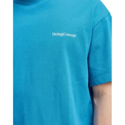 TheJoggConcept Silas shirt heren indigo bunting< Shirts, Polo's & Blouses