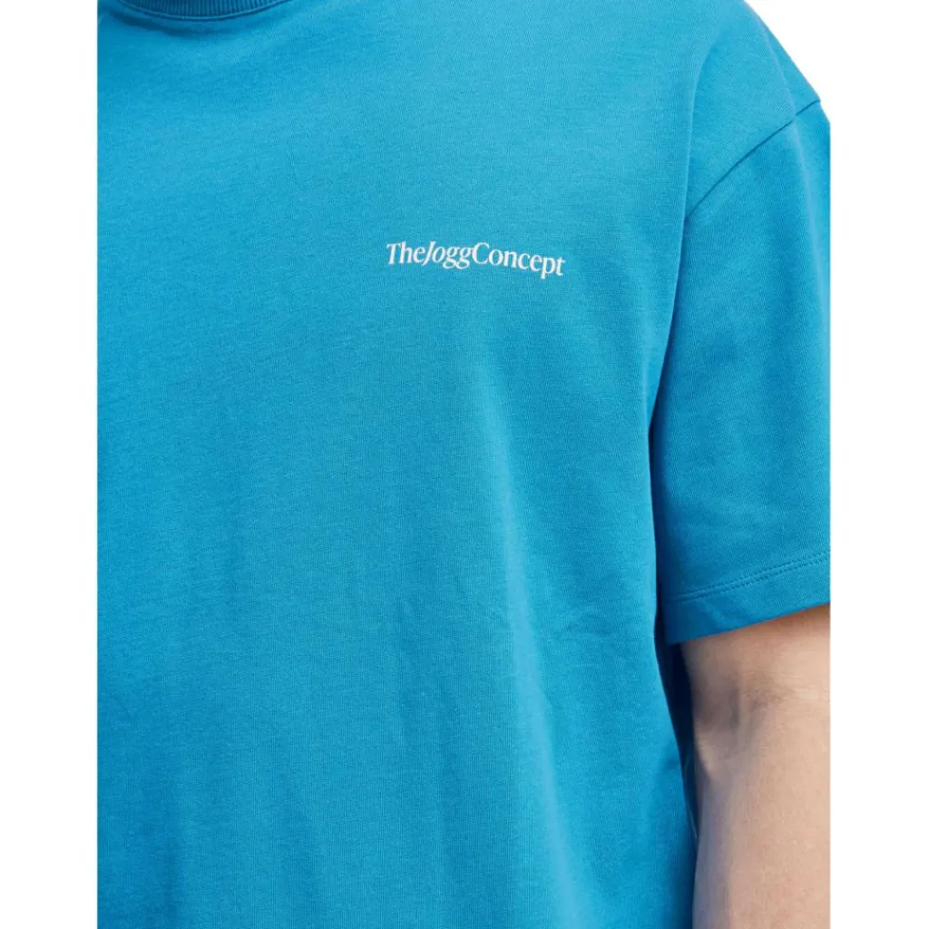 TheJoggConcept Silas shirt heren indigo bunting< Shirts, Polo's & Blouses