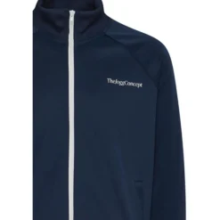 Truien & Vesten-TheJoggConcept Sima vest heren navy blazer