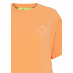 Shirts, Polo's & Blouses-TheJoggConcept Simona Box shirt dames tangerine