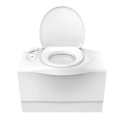 Thetford C403-L cassettetoilet links< Inbouwtoiletten