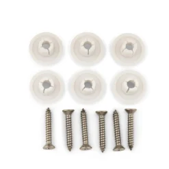 Koelkasten-Thetford Schroeven met kapjes per 6 stuks