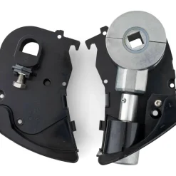 Thule 6300 eindplaten met draaimechanisme links en rechts anthracite< Eindkappen