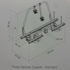 Thule Caravan Superb fietsendrager< Fietsendragers