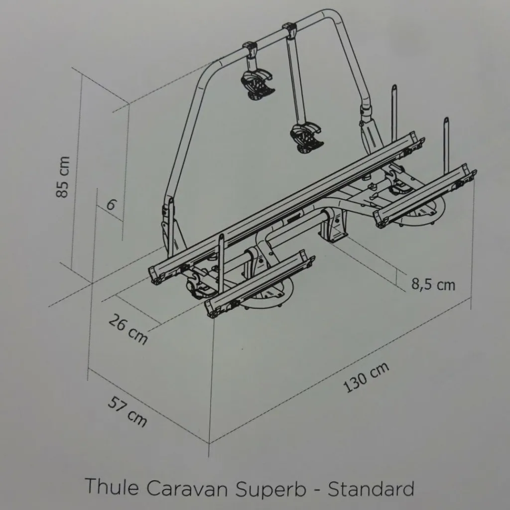 Thule Caravan Superb fietsendrager< Fietsendragers