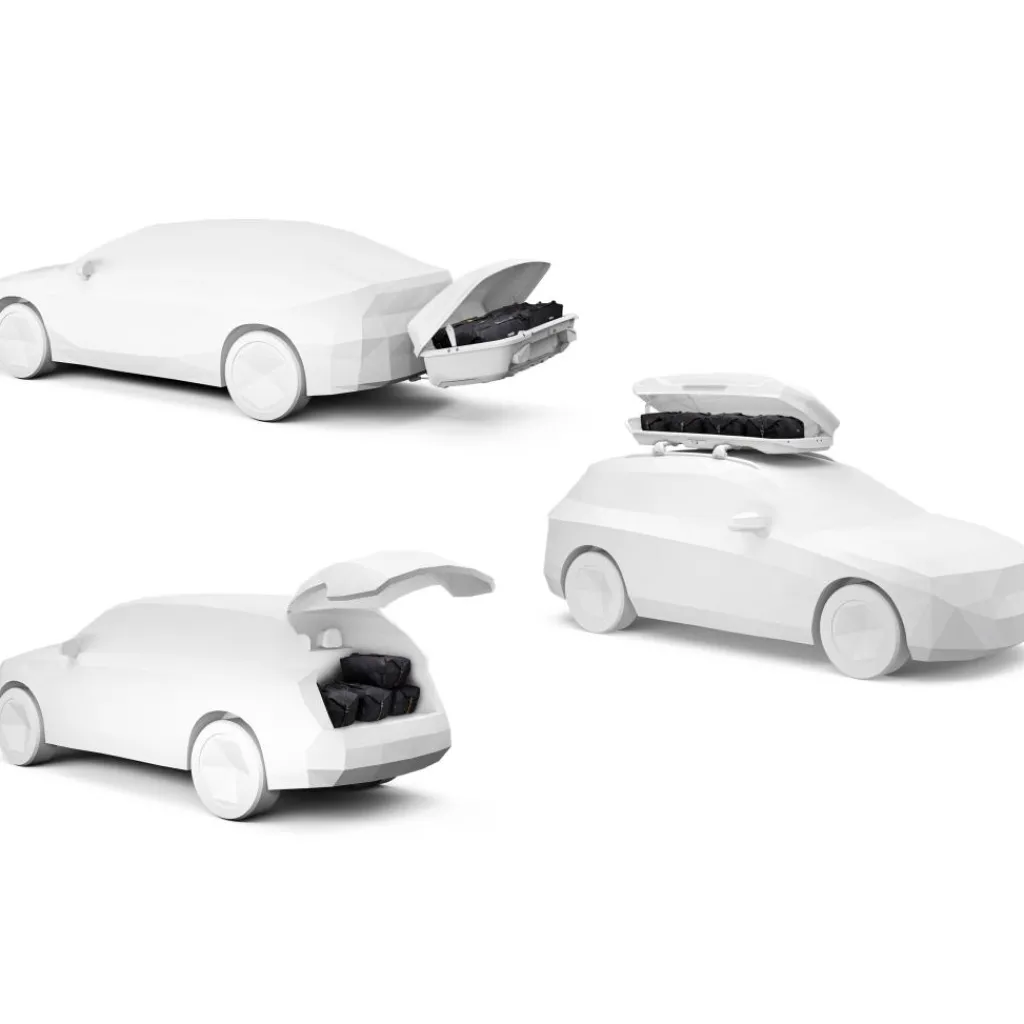 Dakkoffers & Accessoires|Fietsartikelen-Thule GoPack tassenset 4-delig black