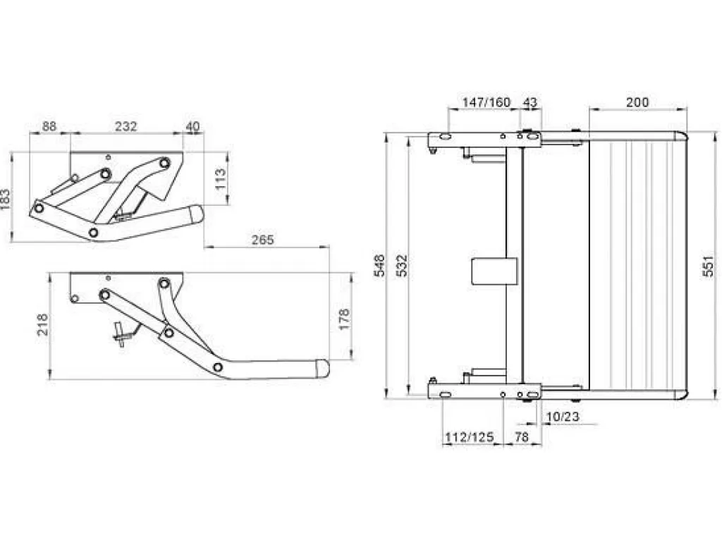Thule Single Step Manual 550 opstaptrede< Opstapjes
