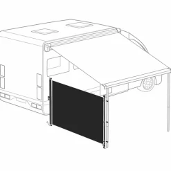 Thule Windscherm voor cassetteluifel< Windschermen