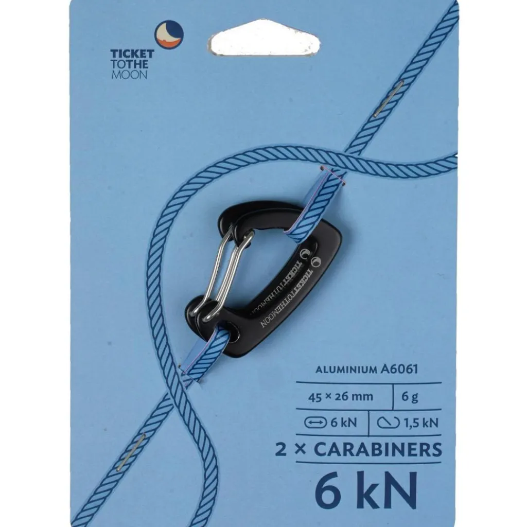 Ticket To The Moon 6kN lightest karabijnhaak hangmatbevestiging< Hangmatten