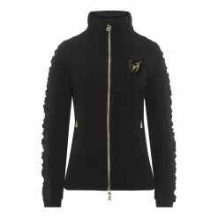 Toni Sailer  Carinne Gold Pearl vest dames black< Ski Vesten|Wintersport