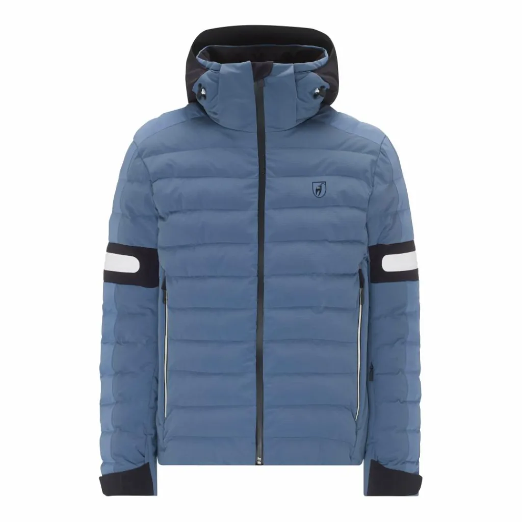 Toni Sailer Gideon winterjas heren blue metal< Ski Jassen|Wintersport