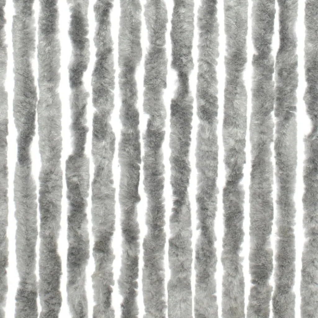 Travellife Chenille vliegengordijn 185 x 56 cm grey< Deurgordijnen
