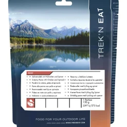 Trek 'n Eat Creamy Pasta with Chicken & Spinach< Voeding