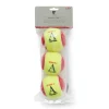 Tretorn Academy tennisballen 3-pack rood geel< Tennisballen
