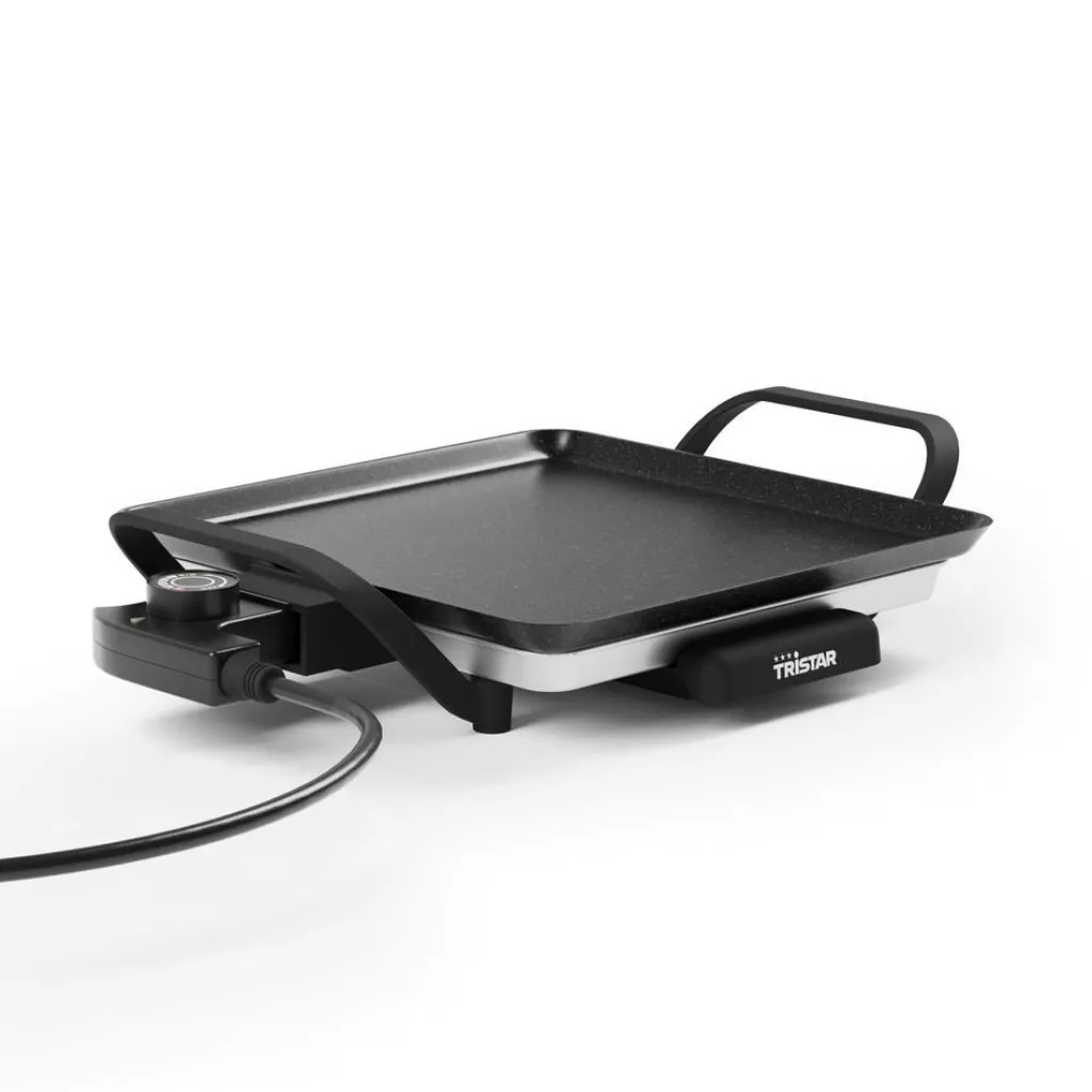 Tristar BP-2666 Table Grill Slim S bakplaat zwart< Keukenapparaten