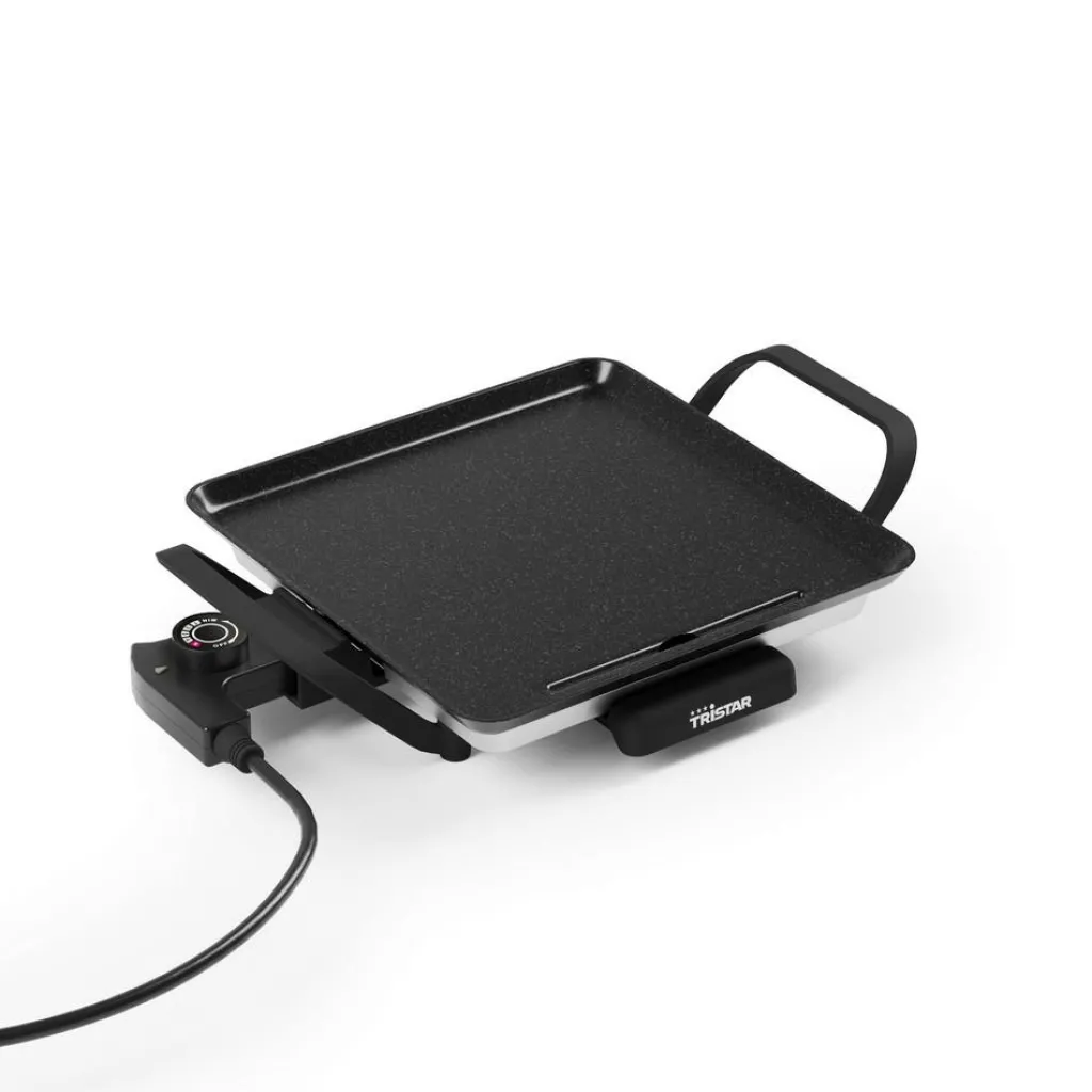 Tristar BP-2666 Table Grill Slim S bakplaat zwart< Keukenapparaten