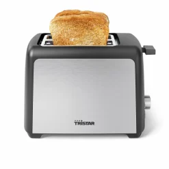 Keukenapparaten-Tristar BR-1058 broodrooster black silver