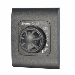 Kachels-Truma Combi CP Classic bedieningspaneel zwart