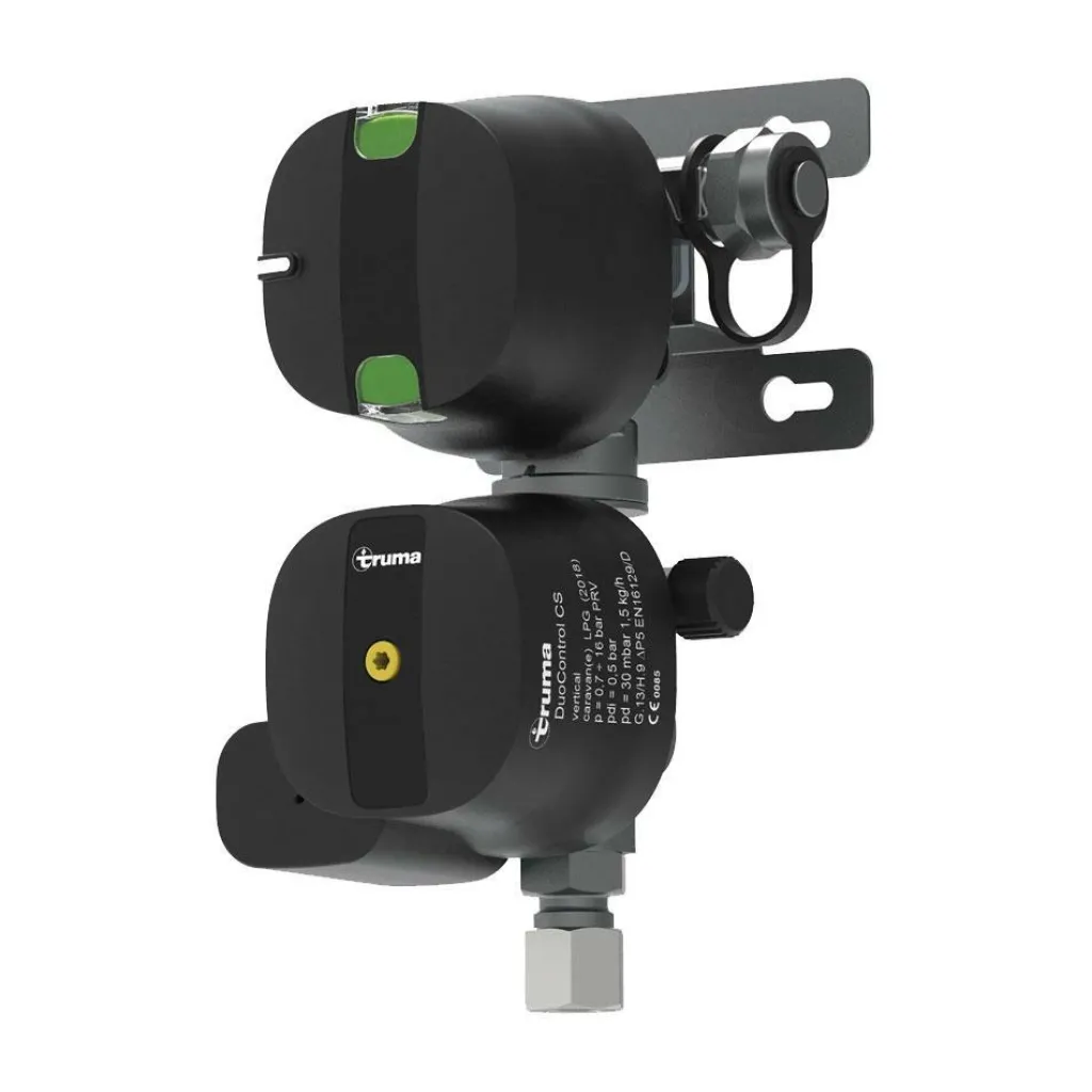 Truma DuoControl CS gasdrukregelaar verticaal< Gasdrukregelaars