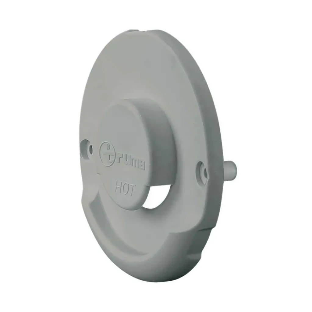 Truma Wanddoorvoer rooster licht grijs< Kachels