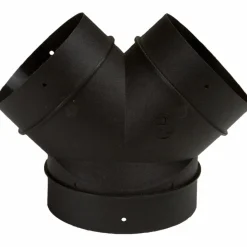 Kachels-Truma Y-stuk 65/72 mm zwart