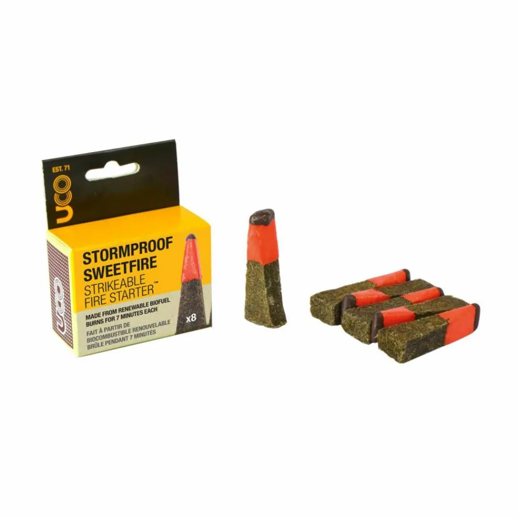 Uco Stormproof Sweetfire Firestarter lucifers 8-pack< Overige Accessoires