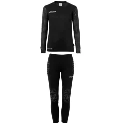 Voetbalkleding-Uhlsport Reaction keeperstenue junior black