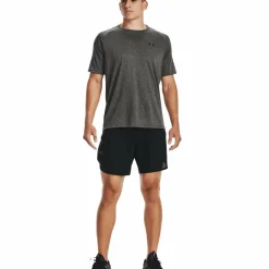 Sportshirt-Under Armour Tech 2.0 shirt heren carbon heather black