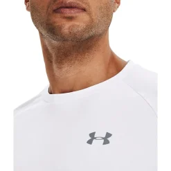 Under Armour  Tech 2.0 sportshirt heren white overcast grey< Sportshirt