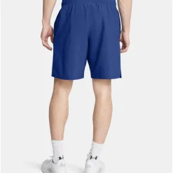 Under Armour  Tech Woven Wordmark short heren tech blue horizon blue< Sportbroek