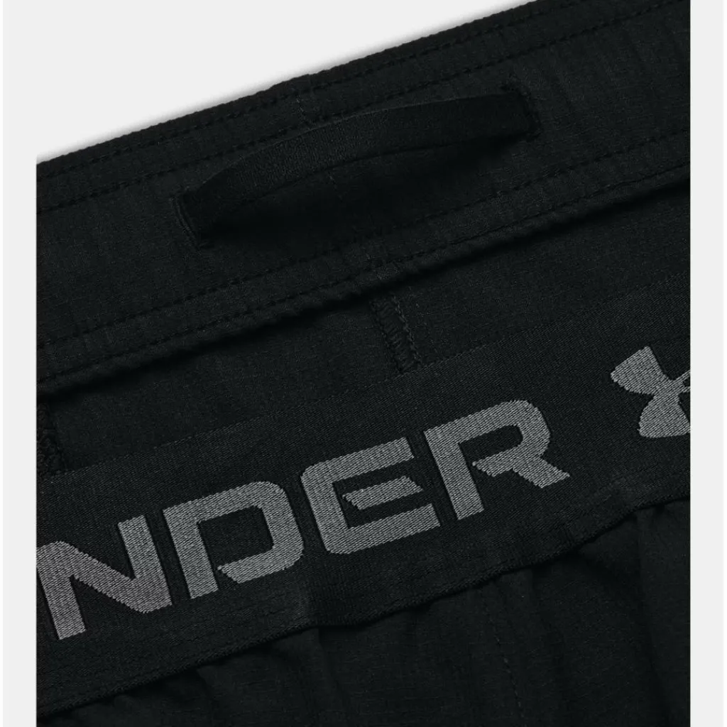 Under Armour Vanish Woven 6 inch short heren black< Sportbroek