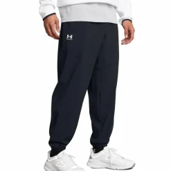 Sportbroek-Under Armour Vibe Woven joggingbroek heren black white