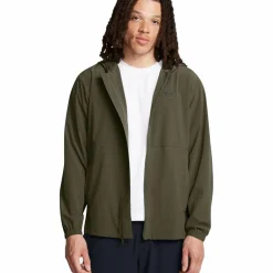Under Armour  Vibe Woven trainingsjack heren marine OD green black< Trainingsjack